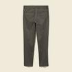 Blouson manches longues doubl&eacute; en coton vert kaki homme