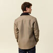 Veste oversize courte manches longues beige homme
