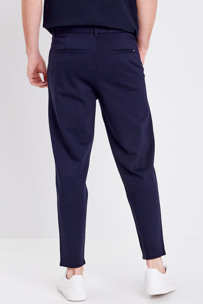 Pantalon chino bleu marine homme