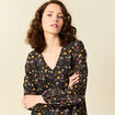 Robe évasée éco-responsable multicolore femme