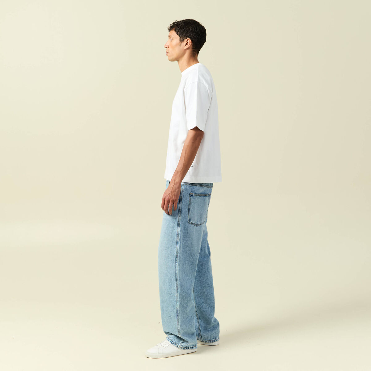 T-shirt en coton blanc homme