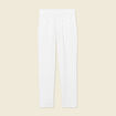 Pantalon cargo fluide ecru femme