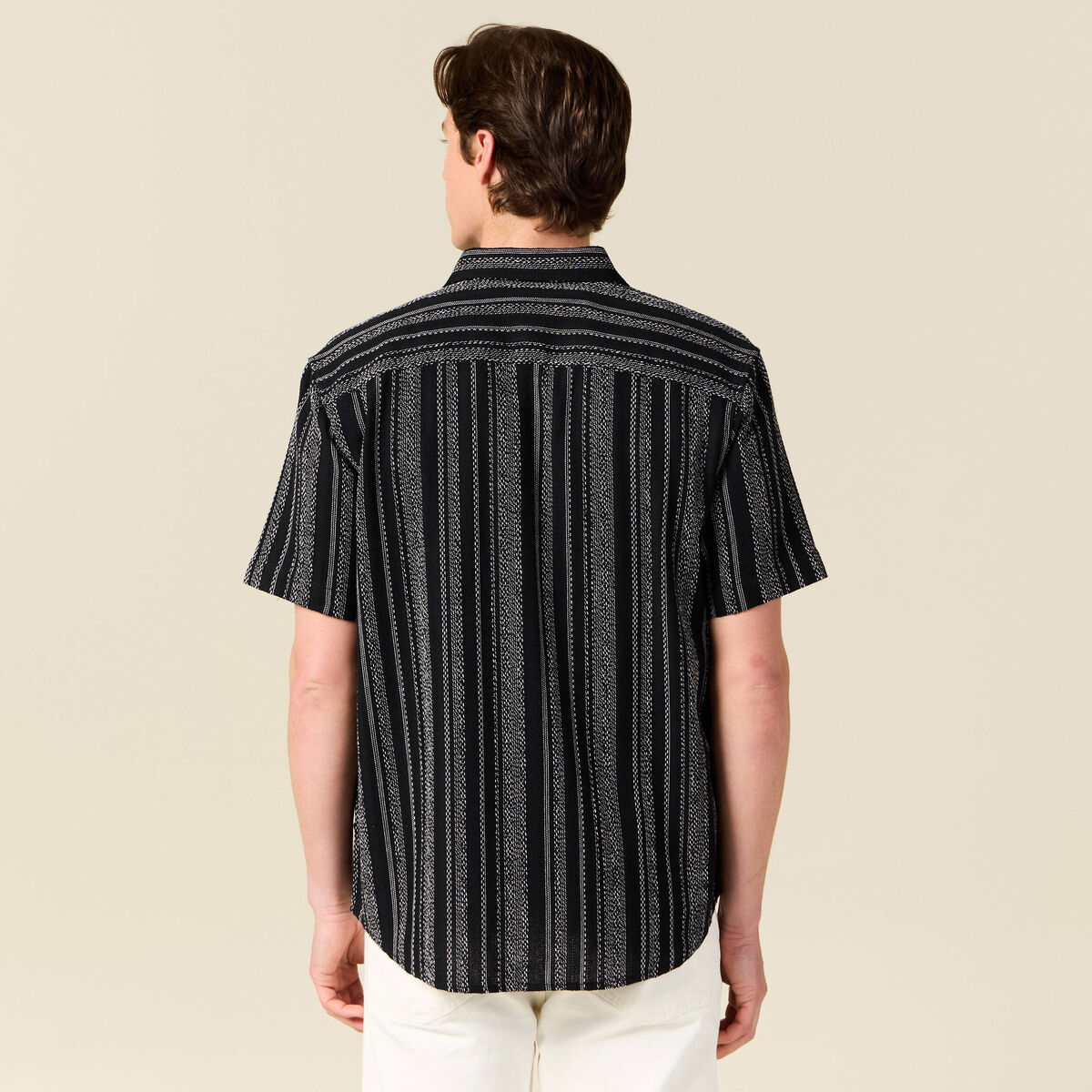 Chemise éco-responsable noir homme