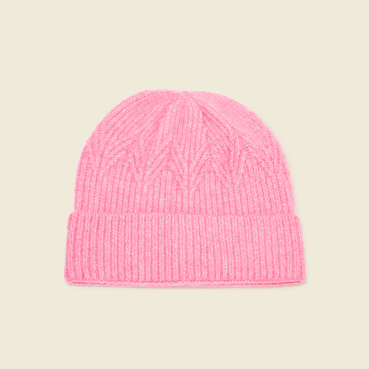 Bonnet rose fushia femme