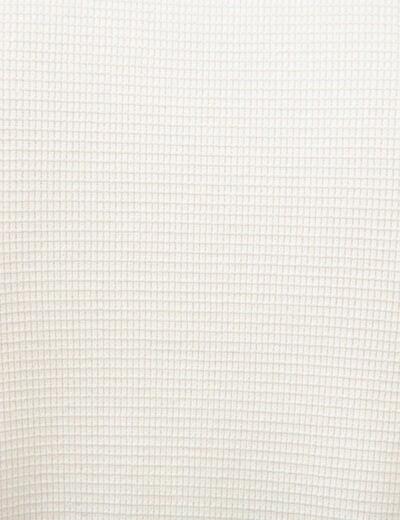Polo cintr&eacute; manches courtes ecru homme