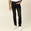 Jeans slim 5 poches denim snow noir homme