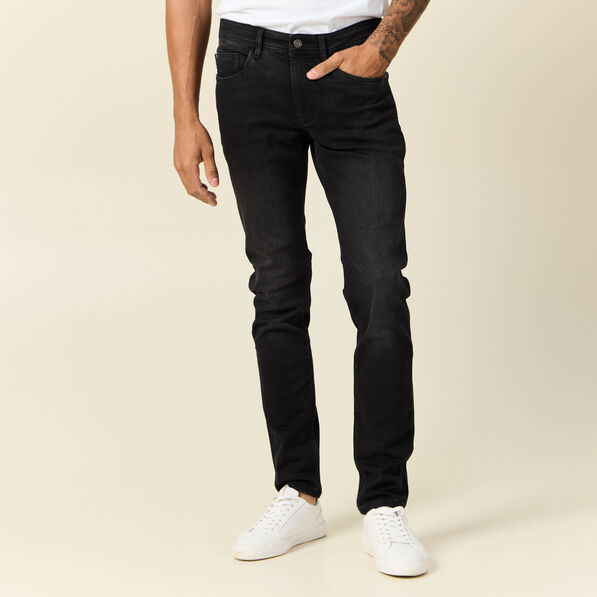 Jeans slim 5 poches denim snow noir homme