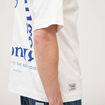 T-shirt ample col rond manches courtes ecru homme