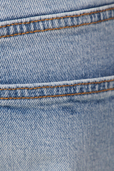 Jeans straight tapered denim stone homme