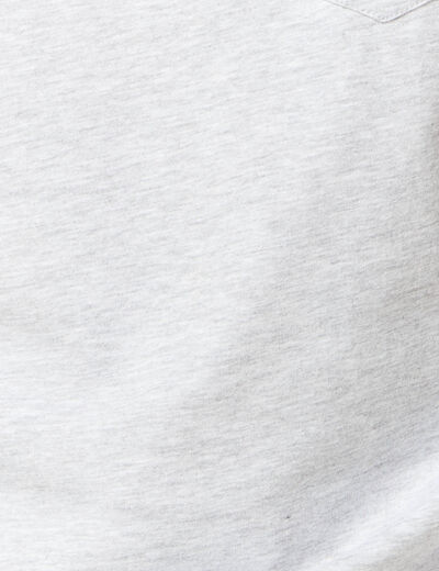 Ensemble pyjama 2 pièces gris clair homme