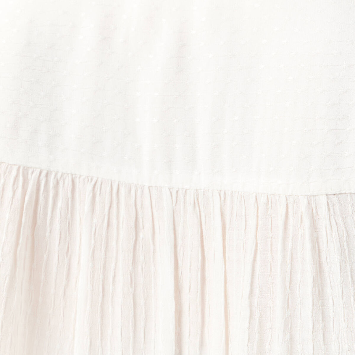 Chemise manches longues ecru femme