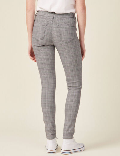 Pantalon skinny gris femme