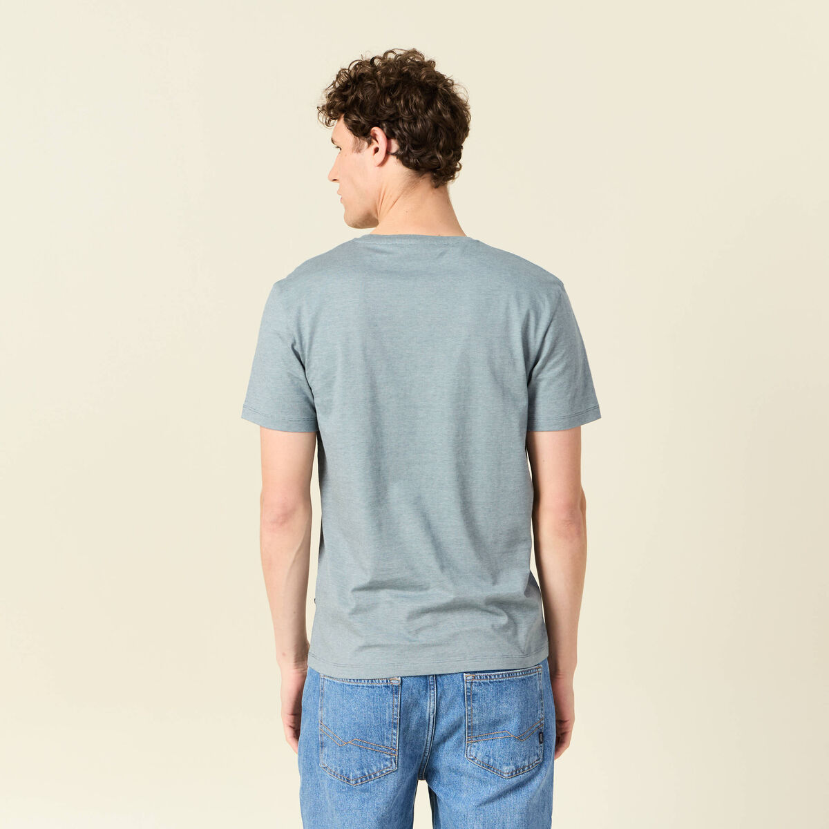 T-shirt éco-responsable vert foncé homme