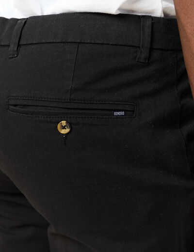 Pantalon slim Instinct chino noir homme