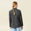 Veste blazer ajustée gris foncé femme