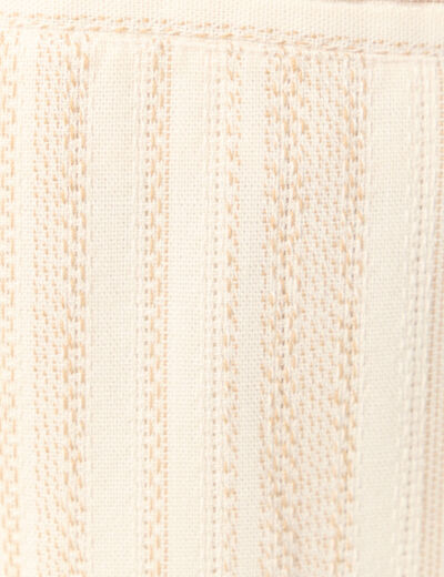 Short droit en tricot ecru homme