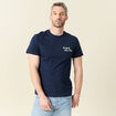 T-shirt manches courtes bleu marine homme