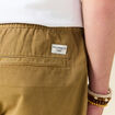 Bermuda droit à coulisse camel homme