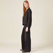 Gilet manches longues noir femme