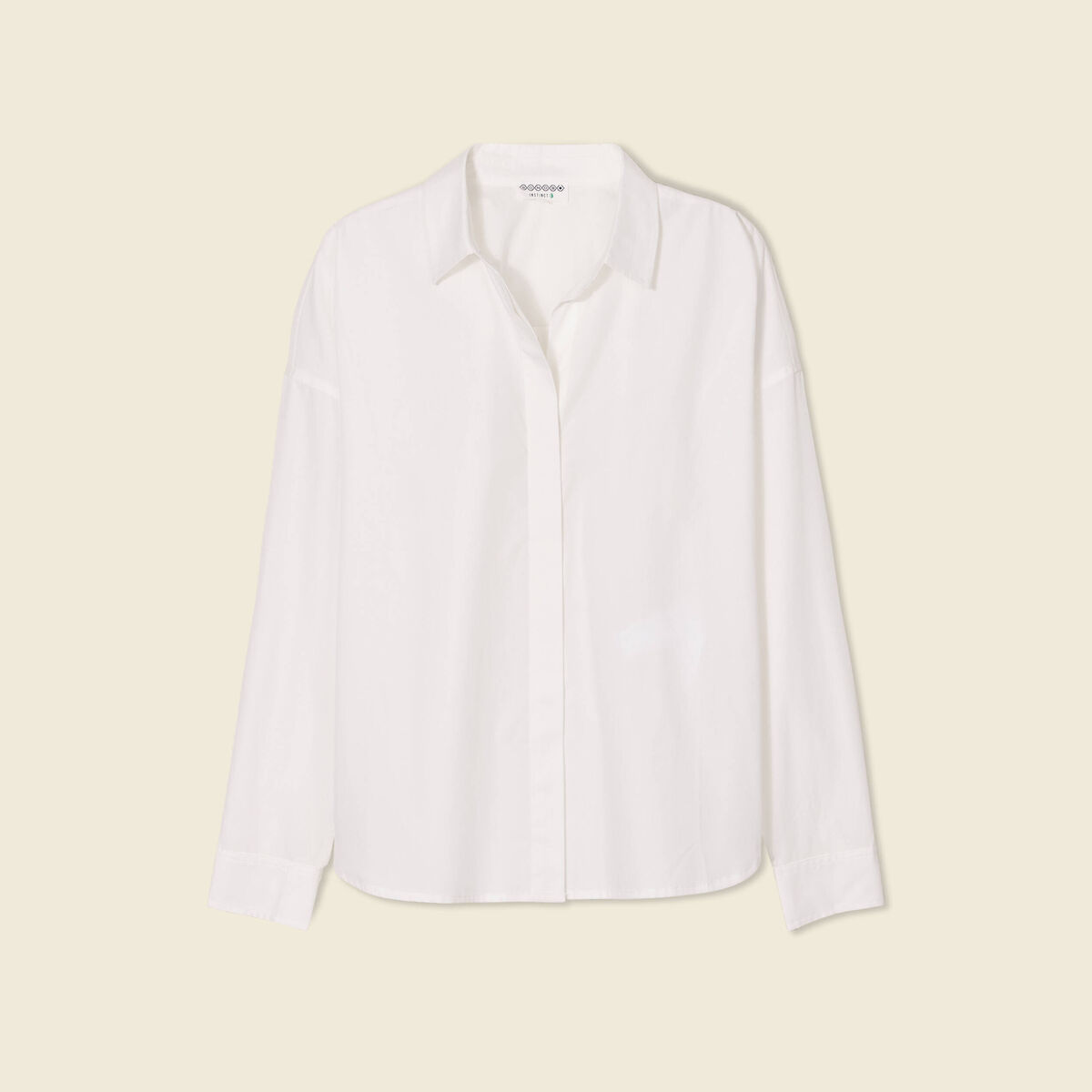 Chemise éco-responsable ecru femme