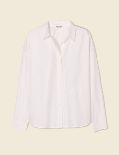 Chemise éco-responsable ecru femme