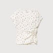 T-shirt en coton blanc femme