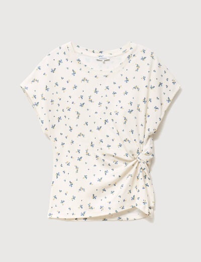 T-shirt en coton blanc femme