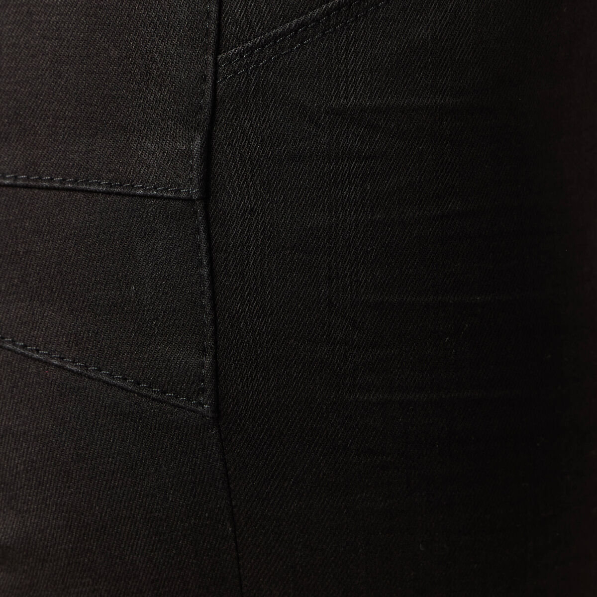 Jeans skinny push up 7/8ème denim noir femme