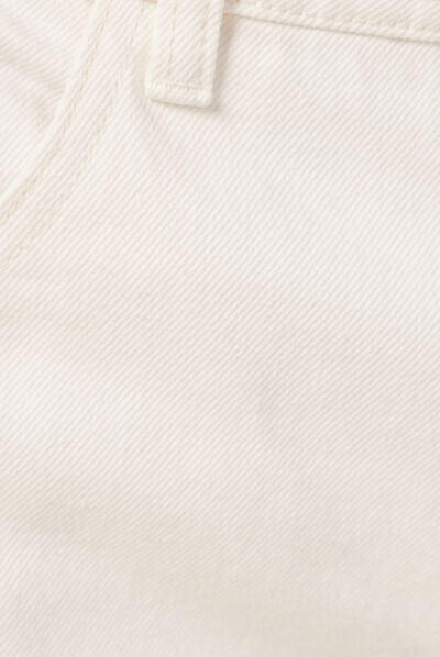 Jeans relaxed 5 poches denim blanc homme