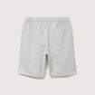 Bermuda en coton gris clair homme