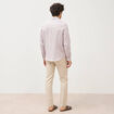 Chemise manches longues vieux rose homme