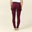 Pantalon skinny push-up taille standard prune femme