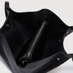 Cabas sac bandouli&egrave;re noir femme