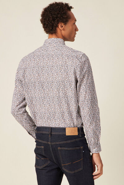 Chemise éco-responsable blanc homme