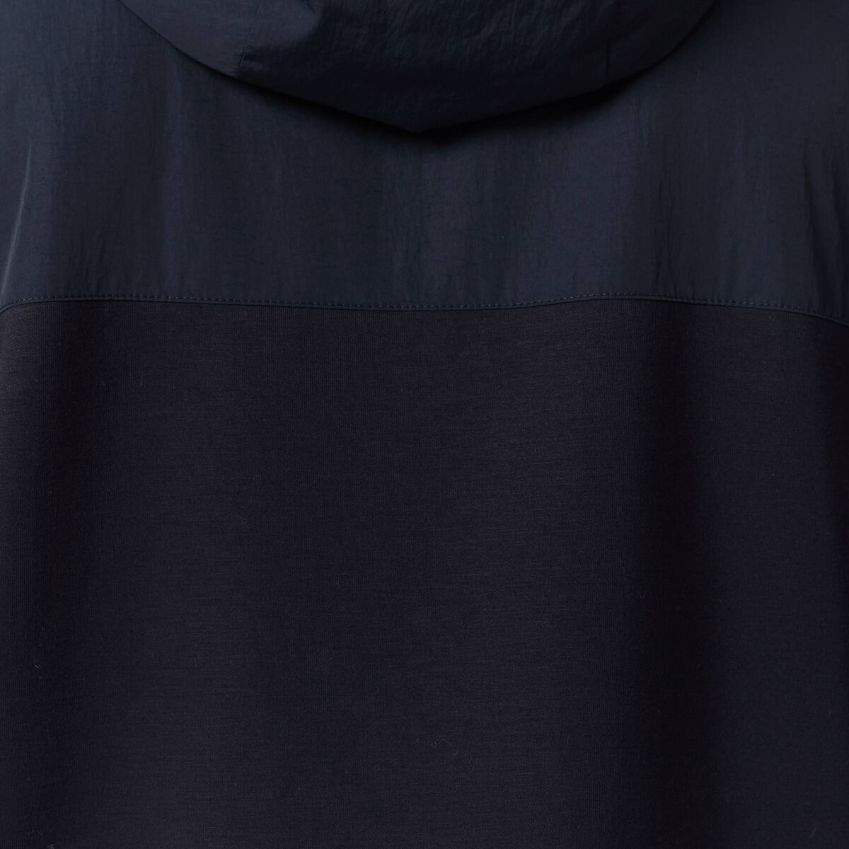Sweat zippé à capuche bleu marine homme
