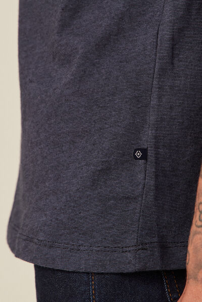 T-shirt éco-responsable bleu foncé homme