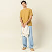 T-shirt manches courtes beige homme