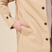 Trench éco-responsable beige homme