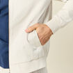 Blouson zippé col teddy sable homme