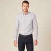 Chemise &agrave; manches longues blanc homme