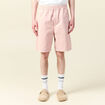Bermuda droit rose pastel homme