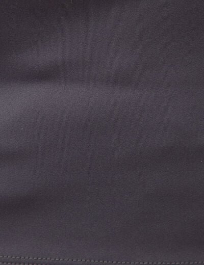 Brassi&egrave;re ajust&eacute;e cropped gris fonc&eacute; femme