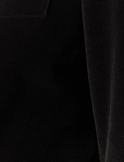 Veste blazer velours noir femme