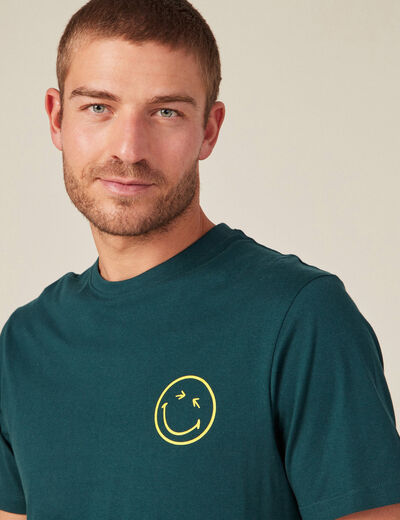 T-shirt SmileyWorld bleu marine homme