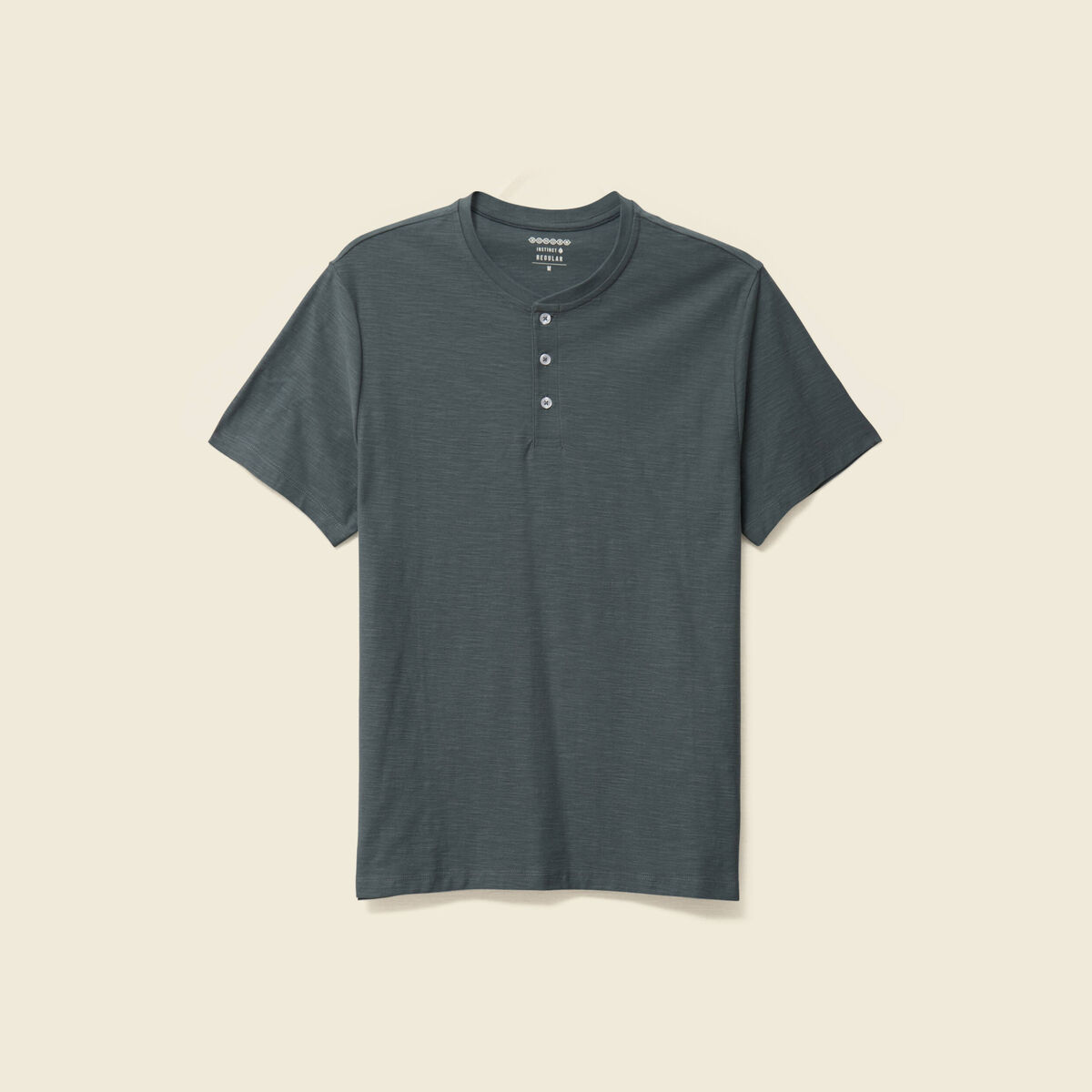 T-shirt manches courtes vert kaki homme