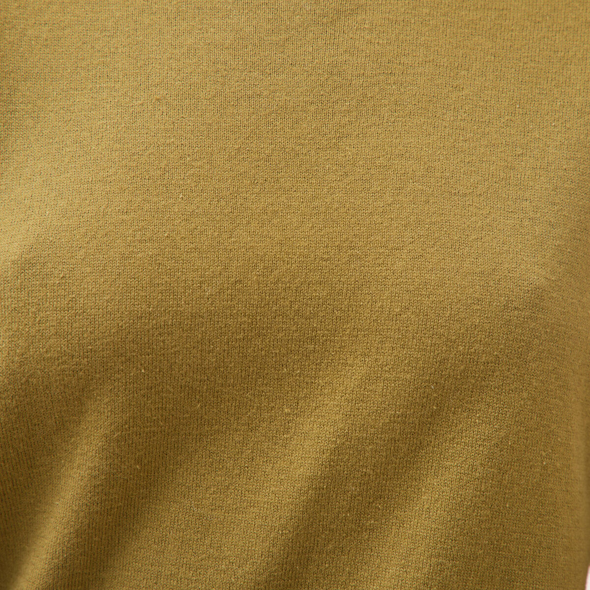 Pull manches longues vert kaki femme