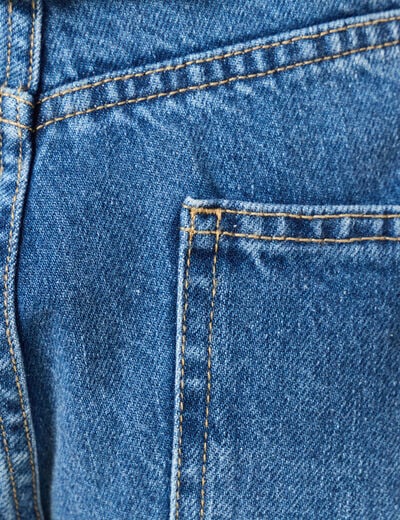 Jeans wide large taille haute denim stone femme