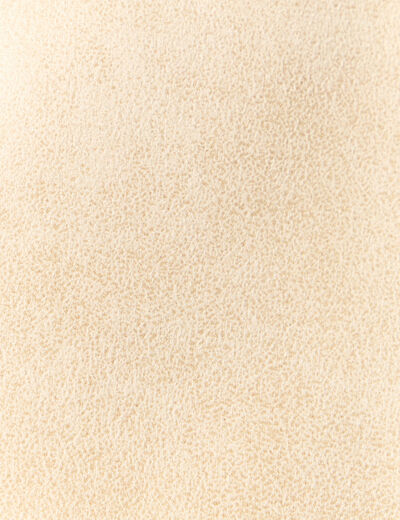 Veste suédine sans manches creme femme