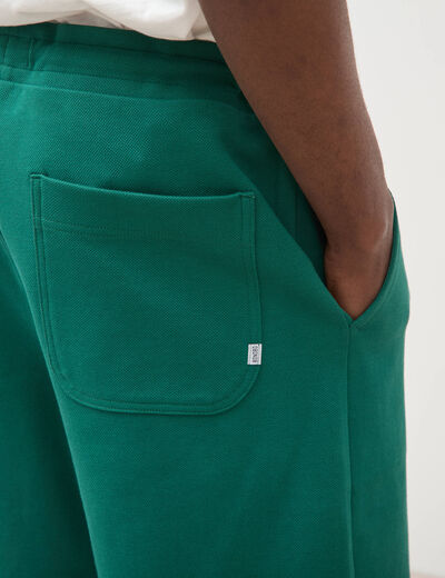 Short jogpant vert &eacute;meraude homme