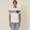 T-shirt manches courtes beige homme